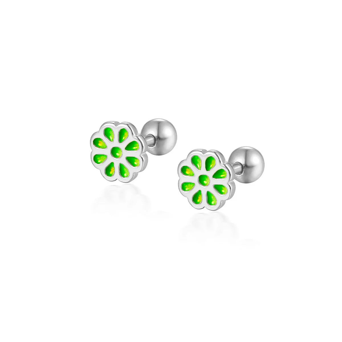 WANTME 925 Sterling Silver Fashion Love Butterfly Romantic Star Crown Screw Stud Earrings for Women Ear Bone Piercing Jewelry