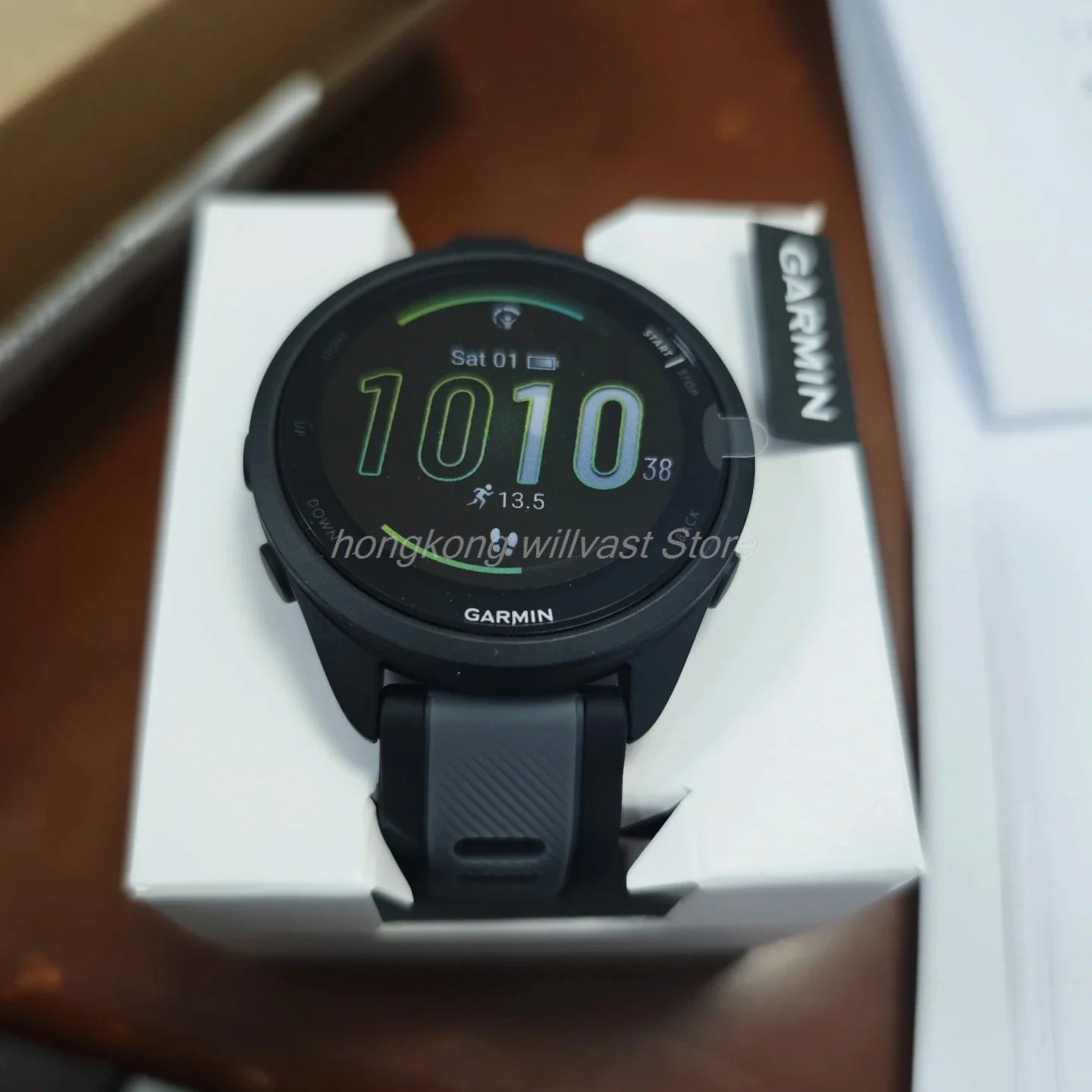 Garmin Forerunner 165 GPS Running Smartwatch AMOLED Touchscreen 11 Days Battery Life Training Metrics and Recovery Insights