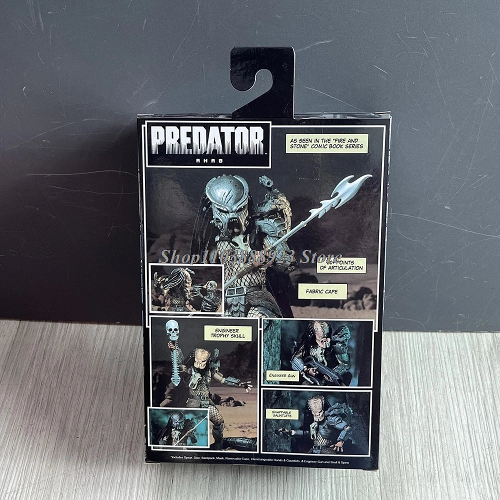 NECA Predator Figrue Ultimate Shaman Elder Armored Lost Warrior Jungle Hunter Snake Vision Predator Alien Figure Model Toy Gifts