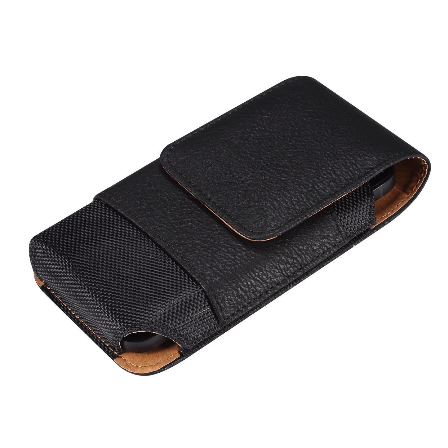Universal Leather Men Waist Bag Mobile Phone Belt Clip Case For iPhone Samsung Galaxy Xiaomi Redmi Poco Oppo 7 Pro Holster Pouch