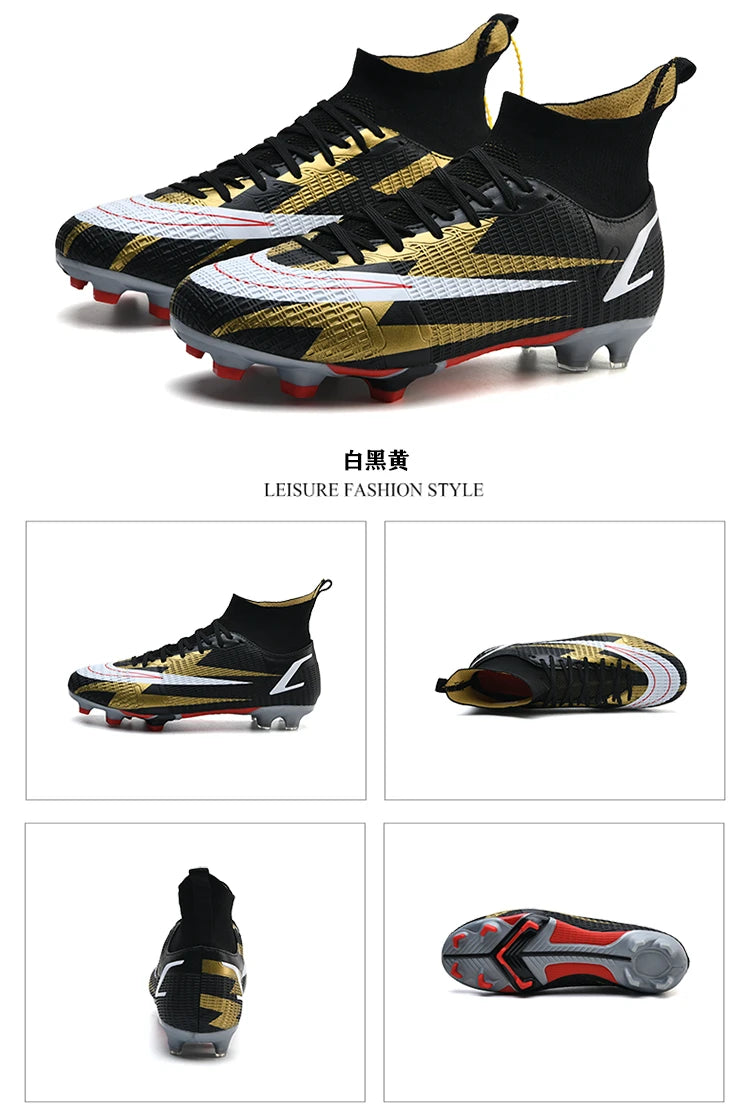 Original FG/TF Men Football Boot Turf Training Futsal Hall Soccer Shoes Outdoor