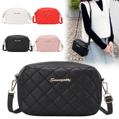 Women's Crossbody Bags Shoulder Bag Fashion Diamond Grid Solid