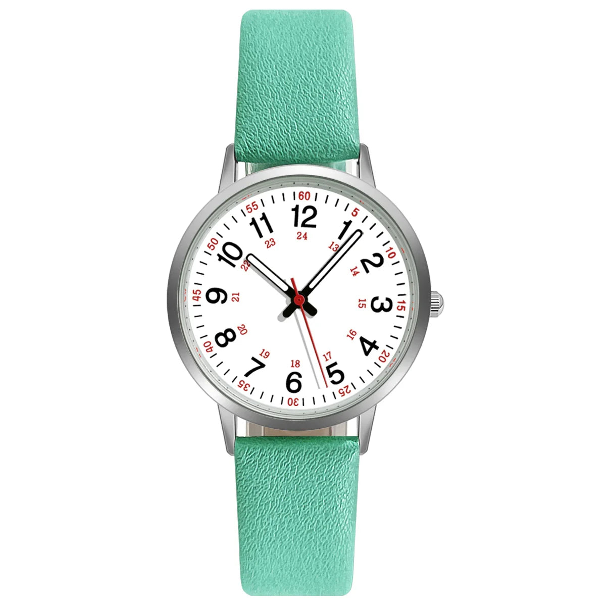 Fashion Women Watch Elegant Quartz Watches PU Leather Strap Wristwatch For Ladies Dress Clock Watches Back Light Reloj Mujer