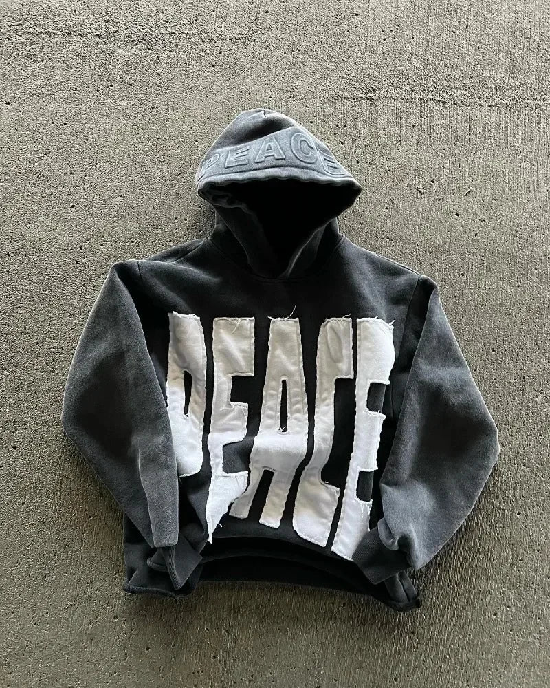 Hoodie for Men: Y2k Goth Harajuku Coat | Loose Sweatshirt