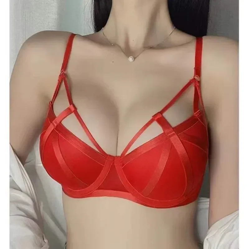 Bra and Panty Set Comfortable Wireless Bandage Lingerie Push-up Women Bra