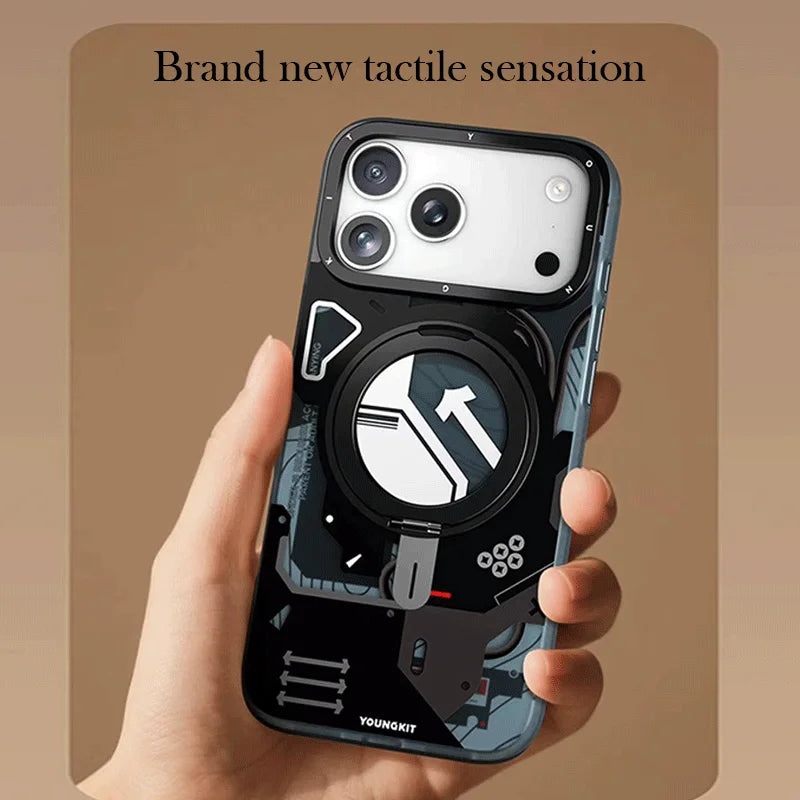 YOUNGKIT Case For iPhone 17 Pro Max Airbag Bracket Back Cover Case for iPhone 17 Pro