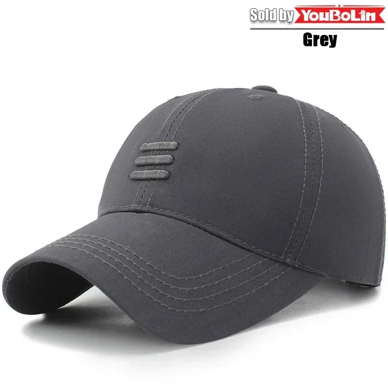 Hat baseball cap European and American fashion spring and autumn sun hat simple black summer leisure duckbill cap sports cap