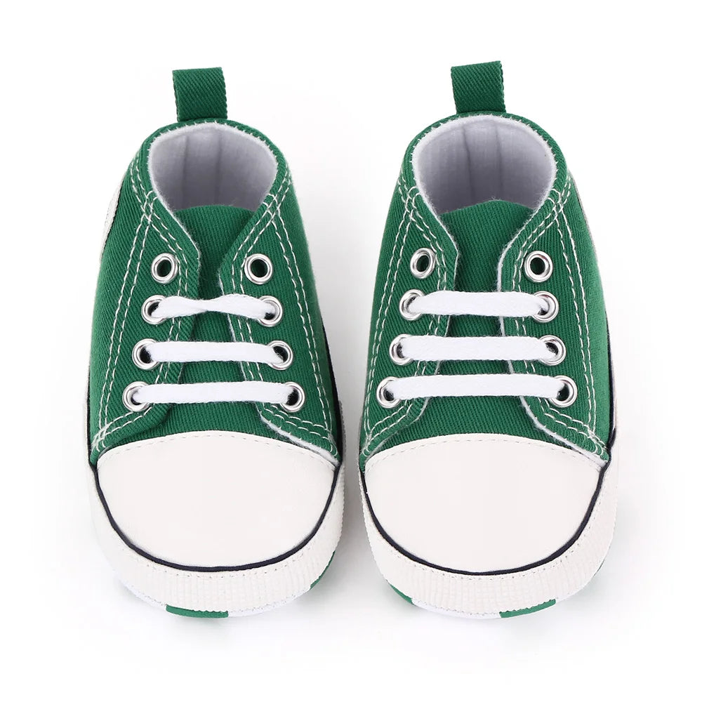 Baby Classical Canvas Shoes for Spring and Autumn Toddler Pre Walking Shoes