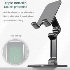 Desk Mobile Phone Holder Bracket For iPhone iPad Tablet Flexible Folding Lazy Desktop