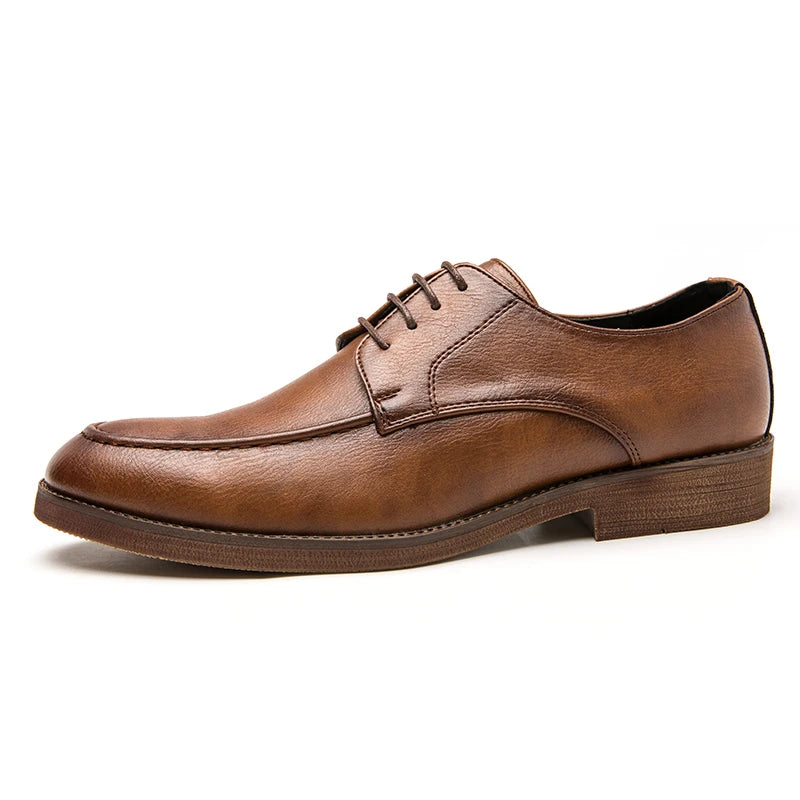 Fashion Men Dress Shoes Plus Size 38-47 Elegant microfiber Leather Shoes For Men Formal Shoe Male Oxfords
