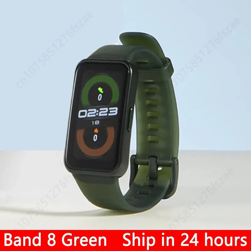 Original HUAWEI Band 8 Smart Band All-day Blood Oxygen 1.47'' AMOLED Screen Heart Rate Smartband 2 Weeks Battery Life
