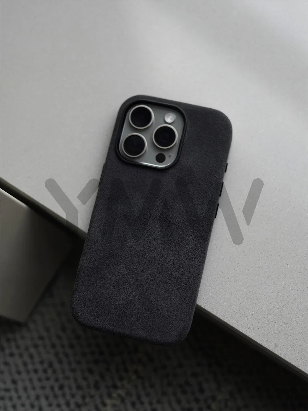 Case for iPhone 17 16 Pro Max Compatible Magsafe Business Supercar Interior Same Suede Leather Phone Cover