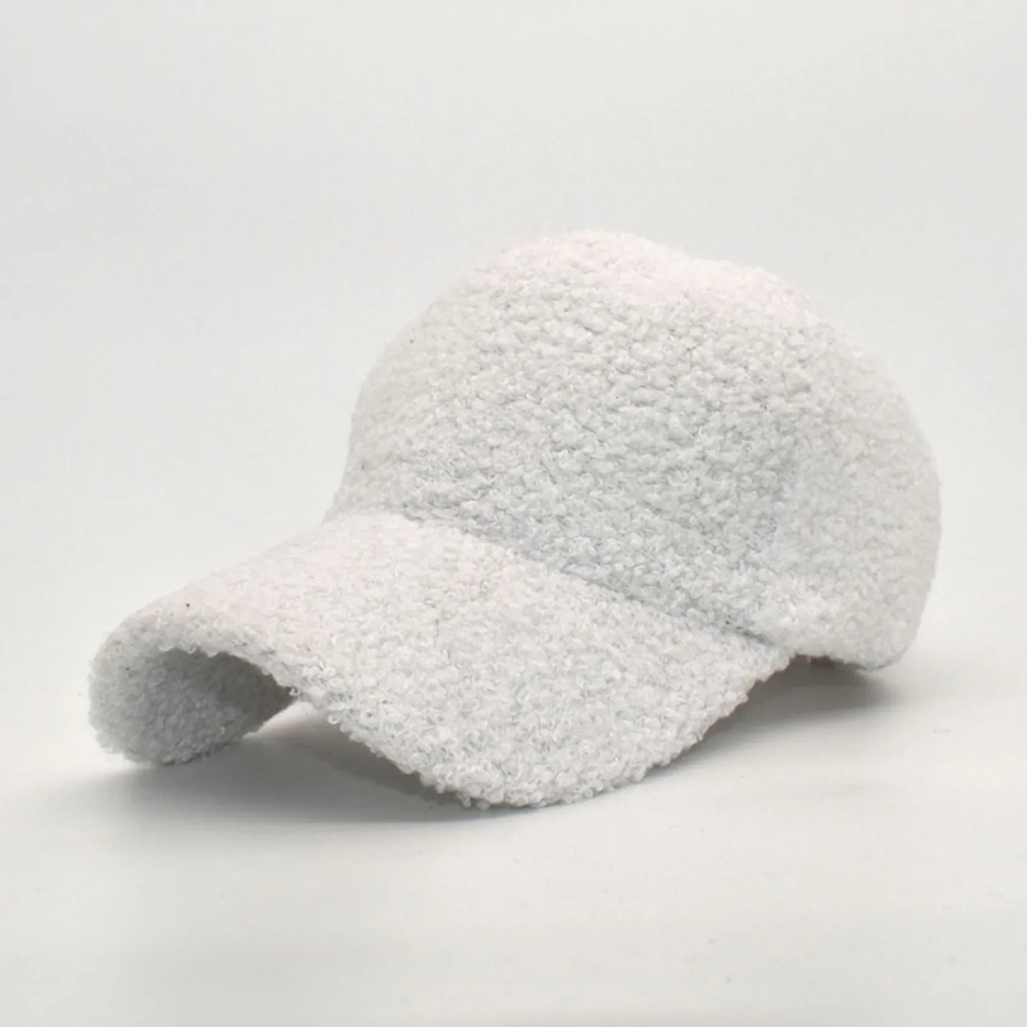 Cashmere Baseball Cap New Winter Windproof Lamb Wool Caps Warm Caps Women Men Plush Simple Hat Casual Comfortable Outdoor Hats