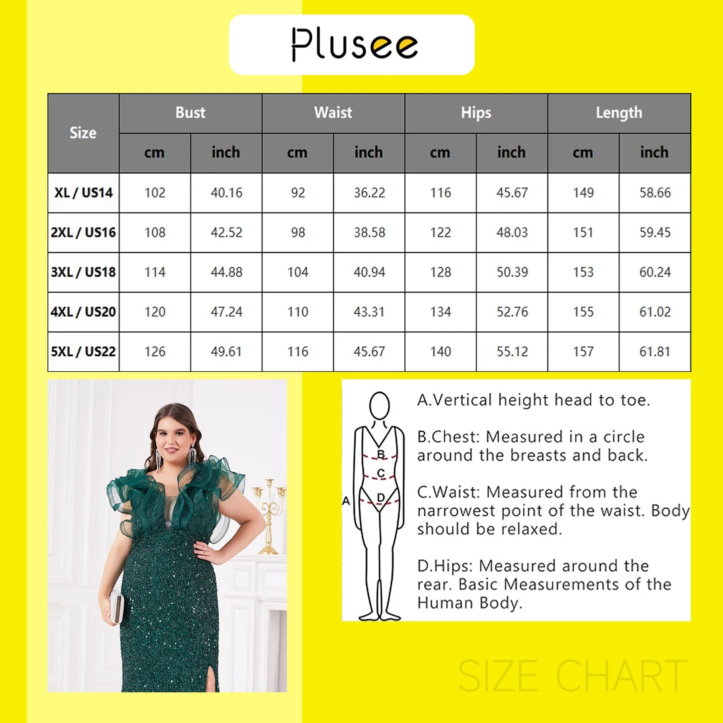 Plusee Plus Size Female Dresses V-neck Tiered Sleeve Sexy Slit Summer Dress For Women 2023 Elegant Lady Wedding Party Dresses