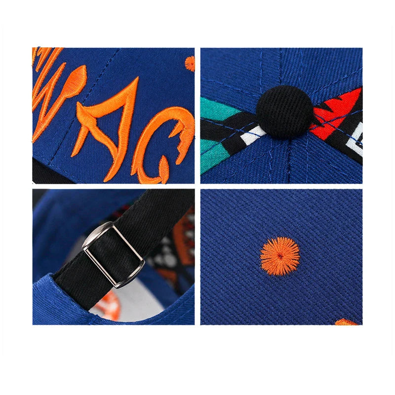 Letter Embroidery Cotton Adjustable Baseball Cap Sun Hat Trucker Caps Dad Hats