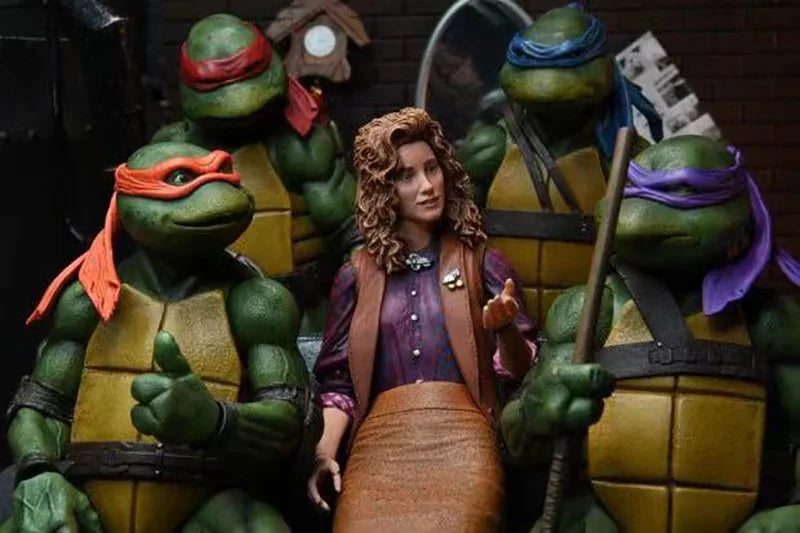 NECA Last Ronin Leonardo April Oneil Casey Jones Hunchback Michelangelo Mummy Raphael Frankenstein Monster Turtle Action Figure