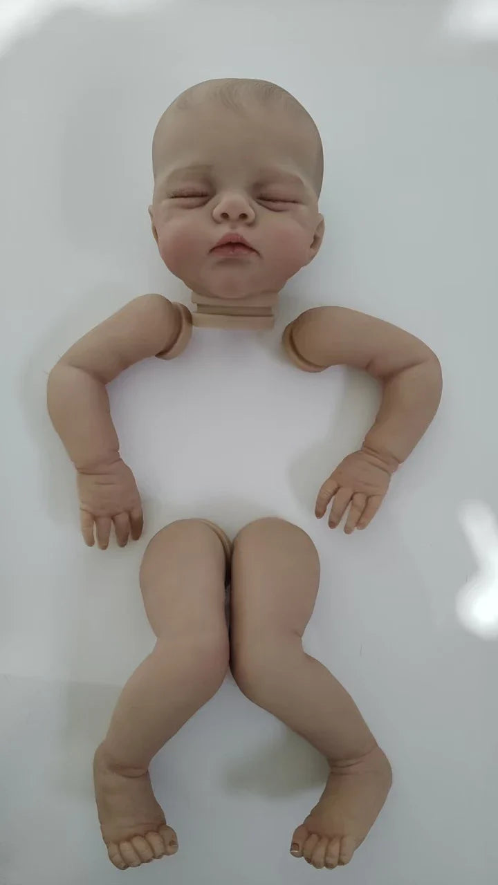 NPK 19inch New Arrival Already PaintedTwins Kit Lily and Irys Soft Touch Hand Painted with Veins Cloth body included