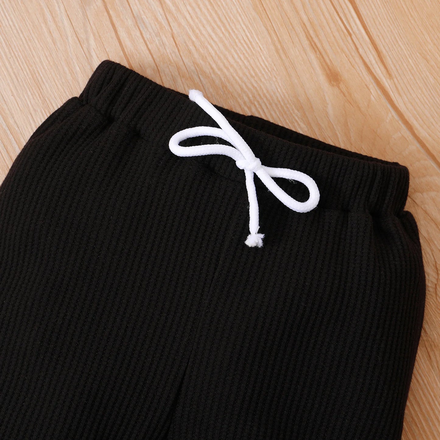 Winter Newborn Infant Baby Boy Long Sleeve Knitted    Soft  Waffle  Letter Casual Fashion Baby Clothing