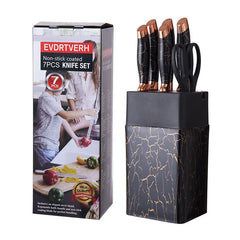 7PCS/Set Kitchen Knife ,Stainless Steel 7.5 inch Professional Chef Knife,Kitchen