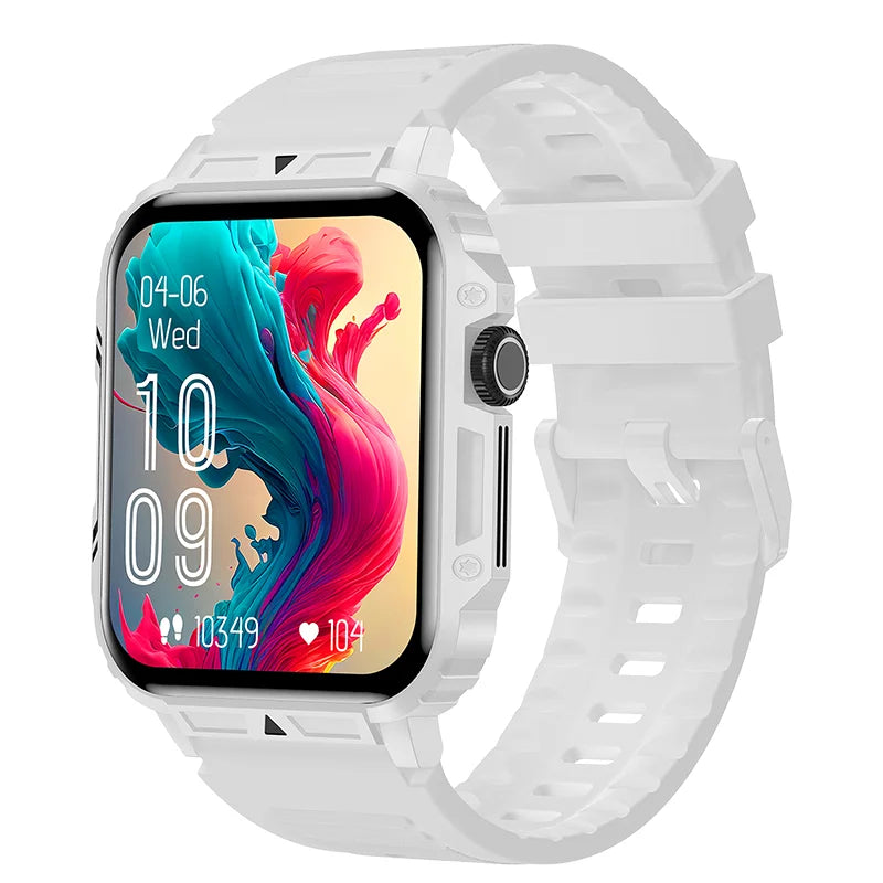 Military Men Smart Watch Health Monitor Wireless Call Smartwatch Fitness IP68 Waterproof Sports Watches for Women Android 2025