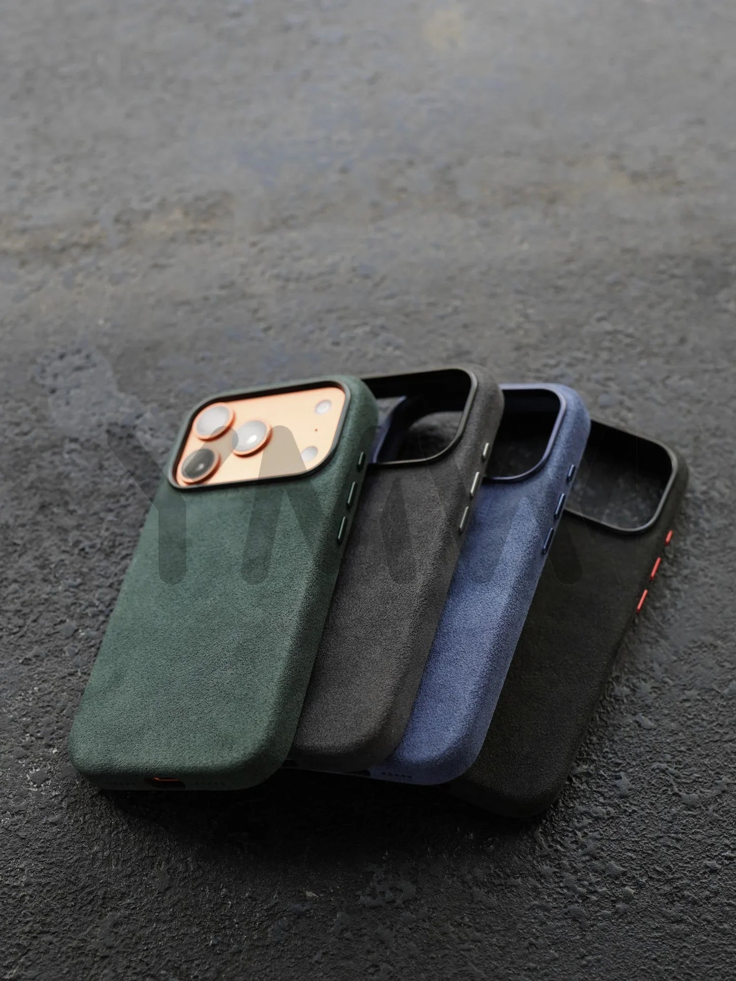 Case for iPhone 17 16 Pro Max Compatible Magsafe Business Supercar Interior Same Suede Leather Phone Cover