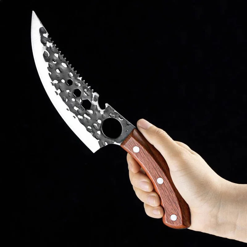 Sharp Chef Meat Cleaver Butcher Boning Knife Stainless Steel Slicing Meat Fish Fruit