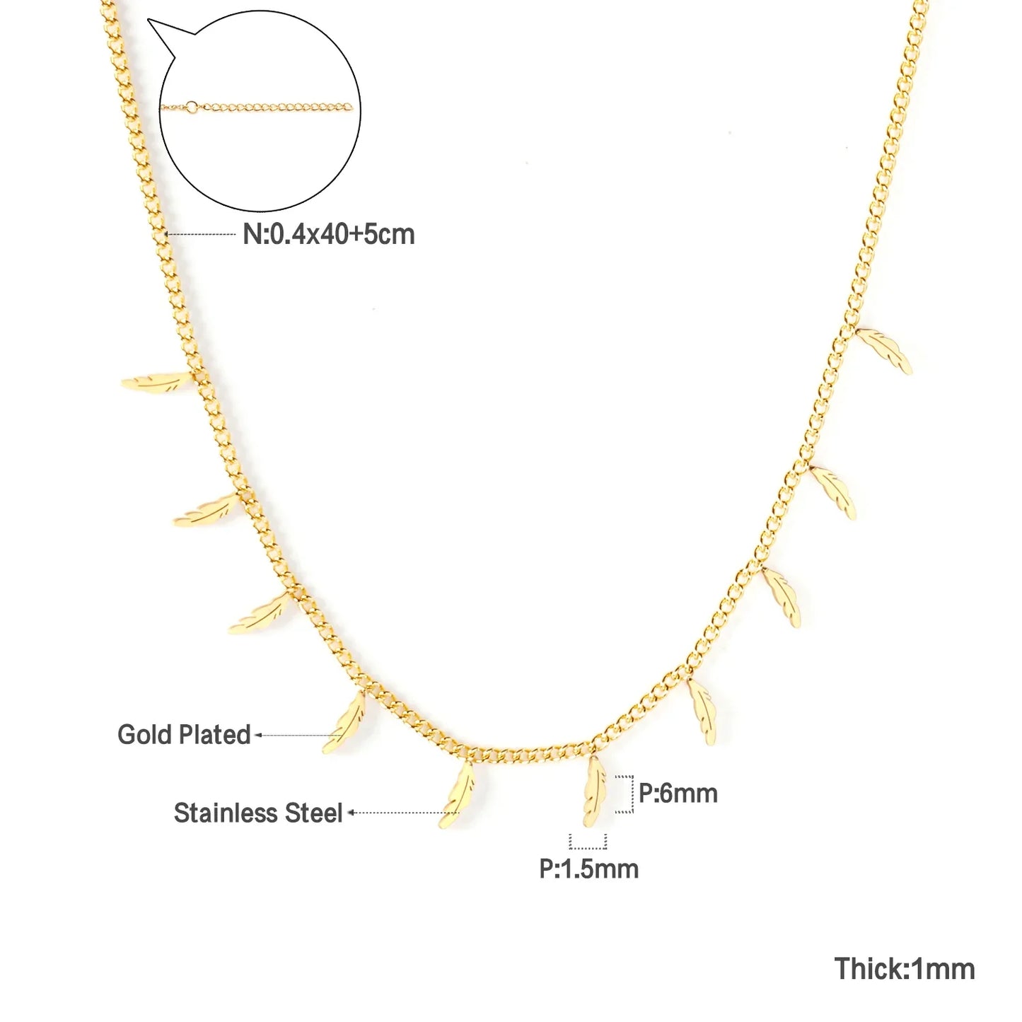 LUXUKISSKIDS Woman Collier бижутерия Golden Chains Necklaces Bohemia Star Heart Elegant Stainless Steel Jewelry Trendy