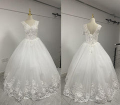 Strapless Lace Up Wedding Dresses Ball Gowns Plus Size