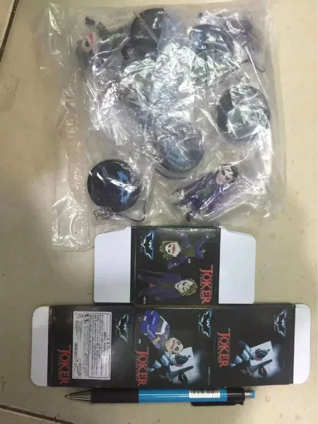 5pcs/set The Dark Knight Joker PVC Action Figure Collectible Model Toy 6~10cm
