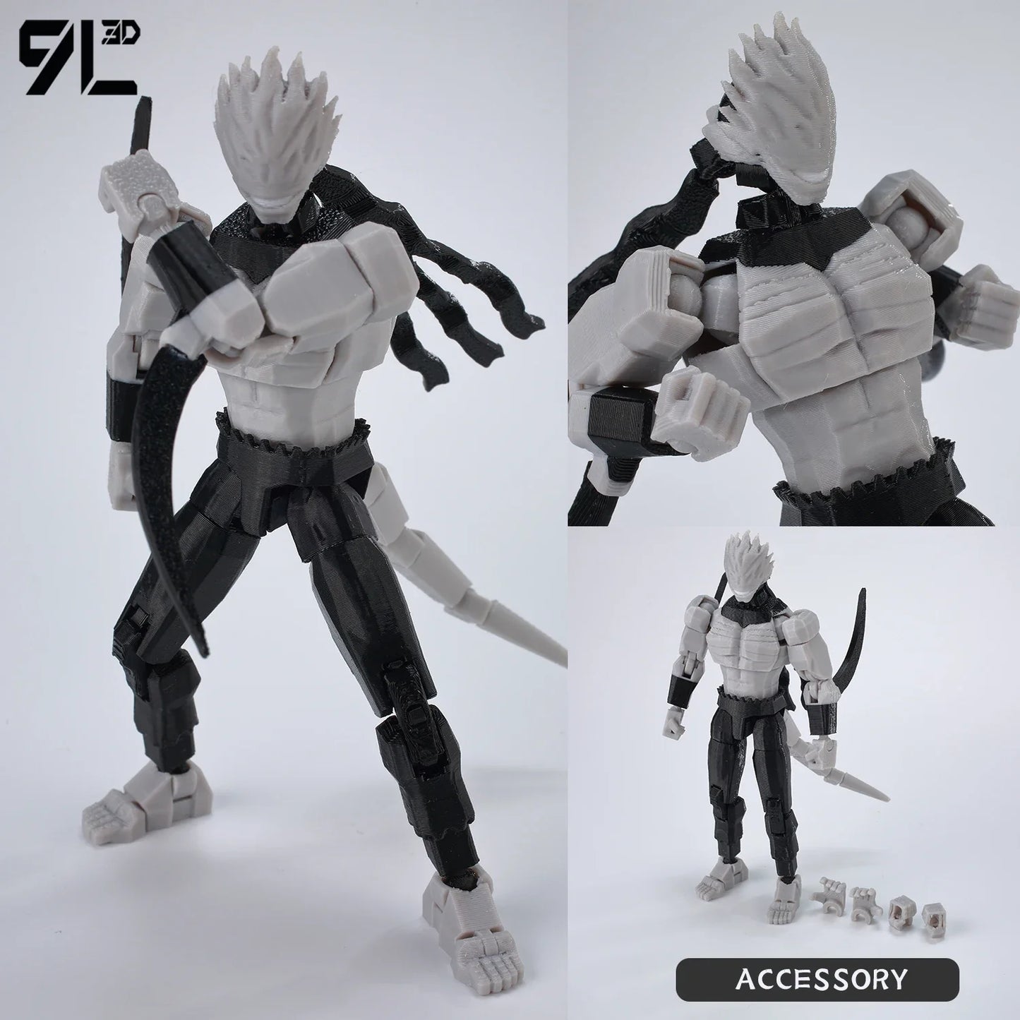 9L 3D Printed Anime Jujutsu Kaisen Sukuna Lucky13 Dummy 13 Movable Shapeshift T13 Action Figures Mannequin Toys for Collectors