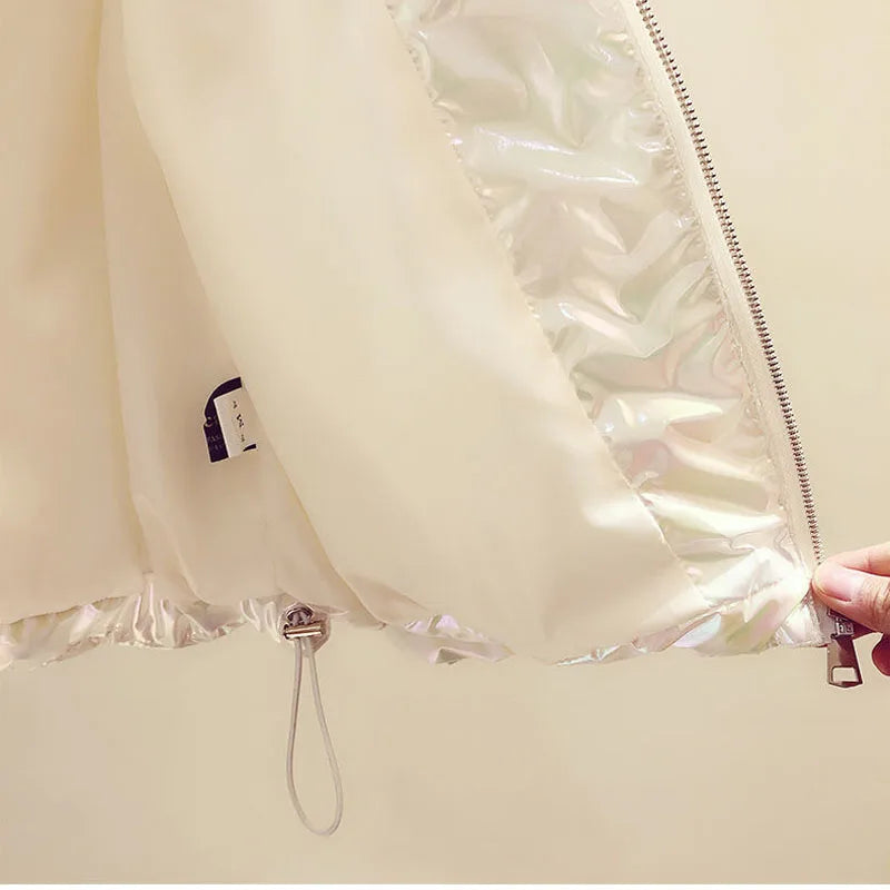 Down Cotton Jacket Winter Coat Thick Fashion Padded Short Hooded Jacket