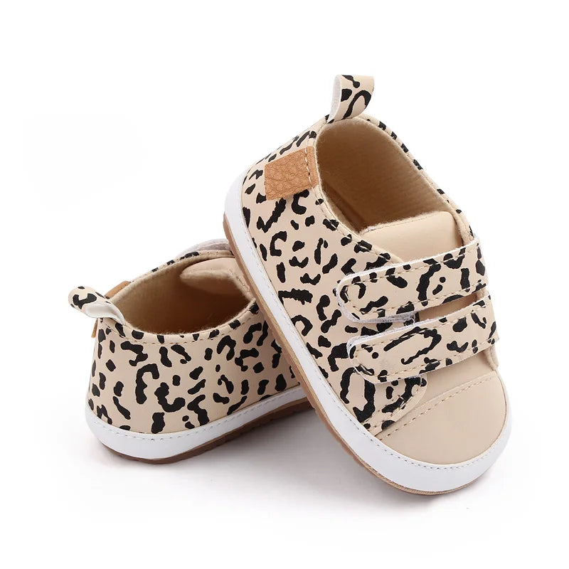 Baby Casual Sneaker Spring and Autumn Soft PU and TPR Sole Anti-slip