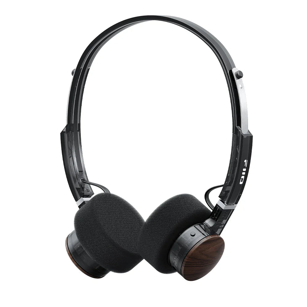 FIIO EH11 On-Ear Bluetooth Headphones, Powerful Bass & LDAC Hi-Res Audio, Lightweight Retro Design, 30H Battery, Dual Device & A