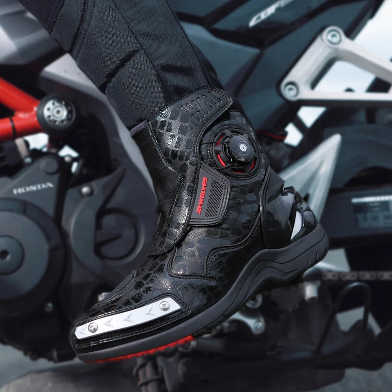 Motorcycle professional riding boots summer anti-fall unisex casual cycling shoe men outdoor high-top cross-country racing boots
