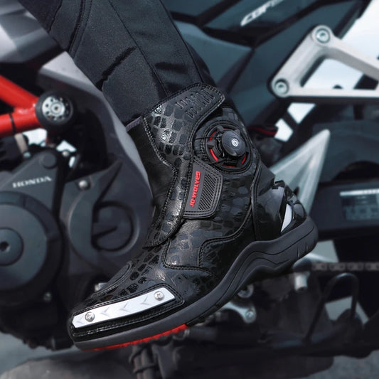 Motorcycle professional riding boots summer anti-fall unisex casual cycling shoe men outdoor high-top cross-country racing boots