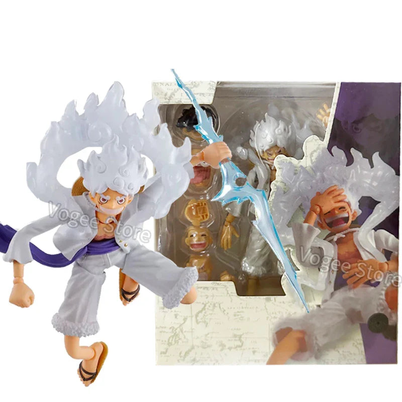 One Piece Monkey D Luffy Figure Gear 5 Sun God Nika Luffy Action Figurine PVC Model Collection Decoration Birthday Toys Gifts