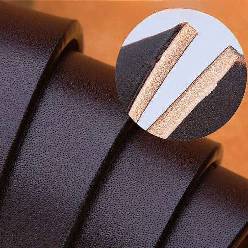 Famous Luxury Brand Designer Belts for Men Original Real Genuine Leather Belt Alloy Pin Buckle Men's Waist Straps for Jeans Belt