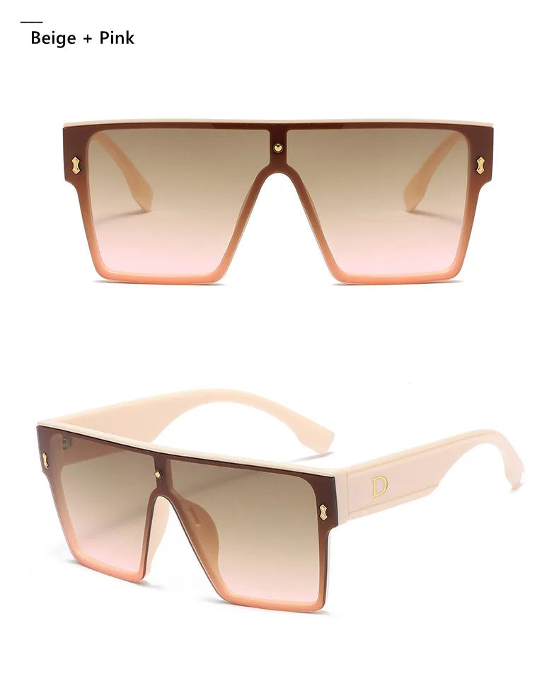 New Fashion Square Sunglasses For Women Men Oversized Frame Luxury Brand Disigner 2021 Sun Glasses UV400 Wholesale