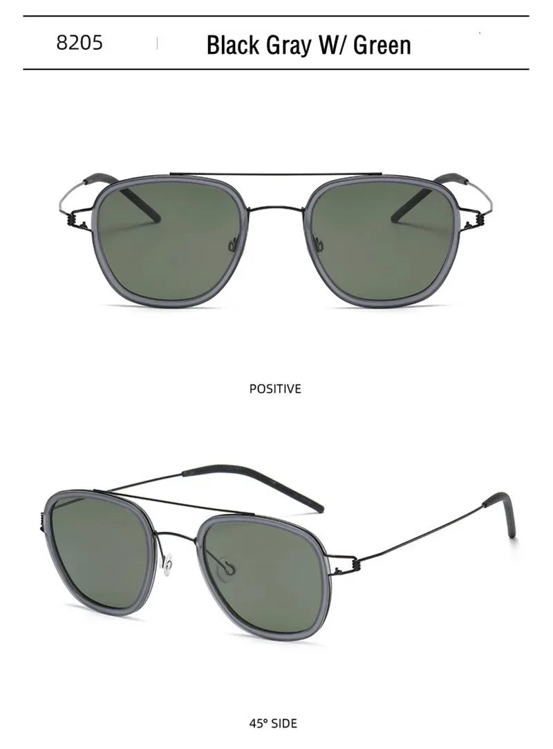 2025 Denmark Sunglasses For Women Gafas Men UV Protection Ultra-light Polarized Glasses 8205 Pilot  No Screw With Original Box