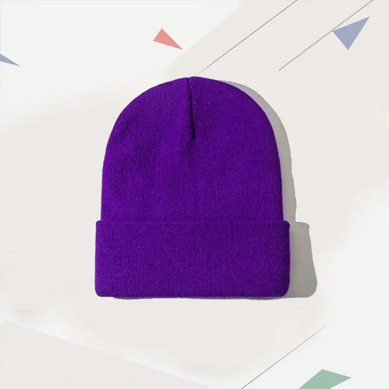 Custom Logo Autumn Winter Warm Beanie DIY Personalized Embroidered Design Knitted Hat Team Customize Stocking Skull Balaclava