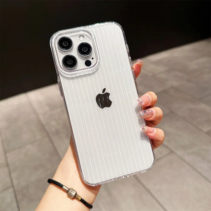 Transparent Phone Case For iPhone 12 13 14 15 16 Pro Max Plus Shockproof Clear Bumper for iphone 16promax Cases Cover