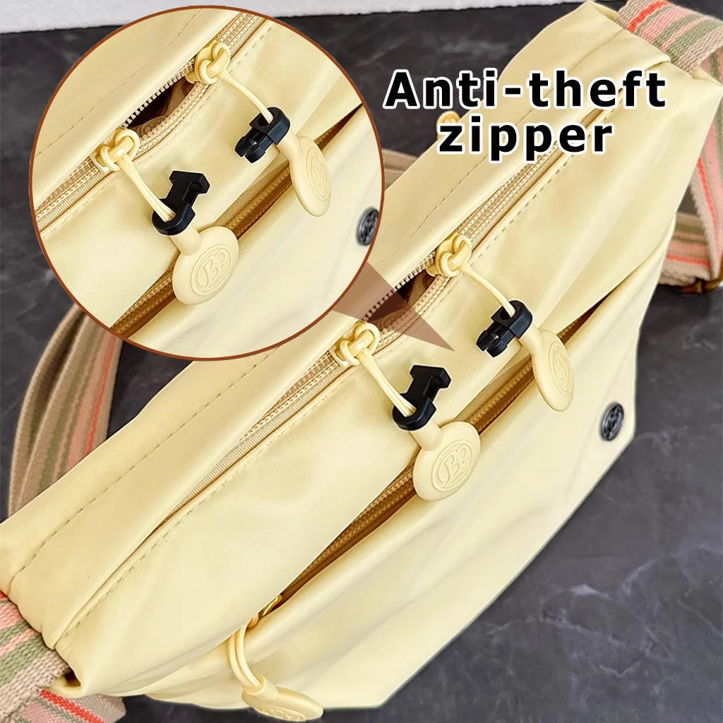 Ultra-light Nylon Crossbody Bag for Women Adjustable Wide Strap Lightweight