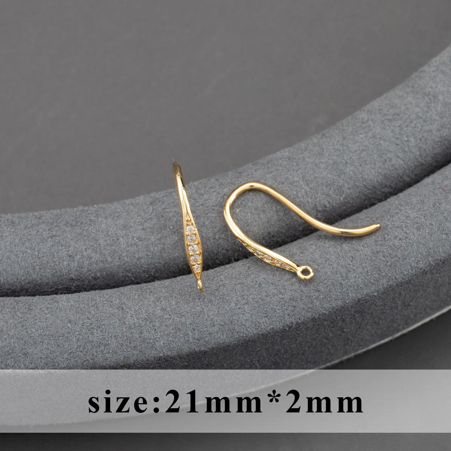 GUFEATHER,20pcs/lot,M800,jewelry accessories,pass REACH,nickel free,18k gold plated,copper,connector,diy earrings,jewelry making