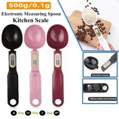 Mini Spoon Scale Digital Kitchen Scale Electronic LCD Food Scale 0.1-500g Cooking Flour