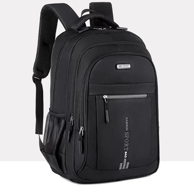 Handy Versatile Contrast-Zip Backpack Multi-color Adjustable-strap Lightweight for School Sports Commute Casual Stylish Bag