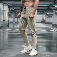 Men Sport Trousers with Pockets Running Workout Pants Quick Dry Training Jogger