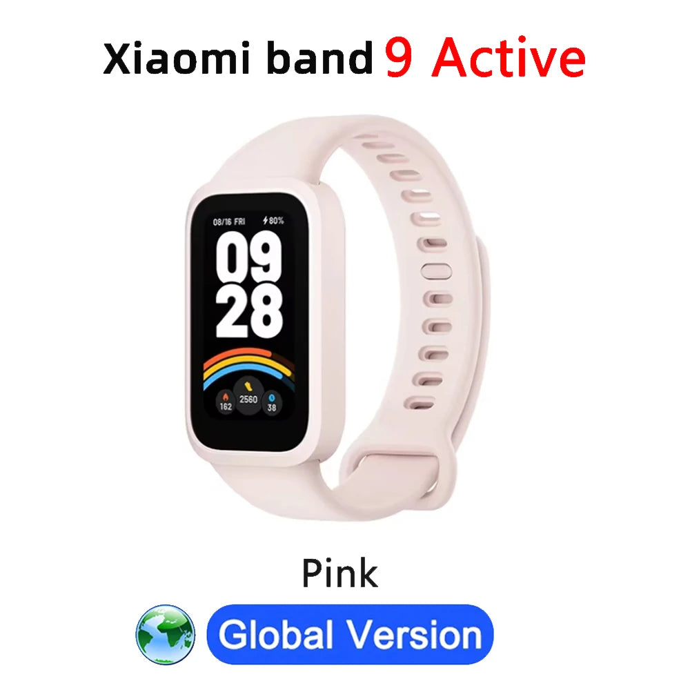 Global Version Xiaomi Smart Band 9 Active 1.47'' TFT display Xiaomi Band 9 Active Mi Band 9 Active Up to 18-day battery life