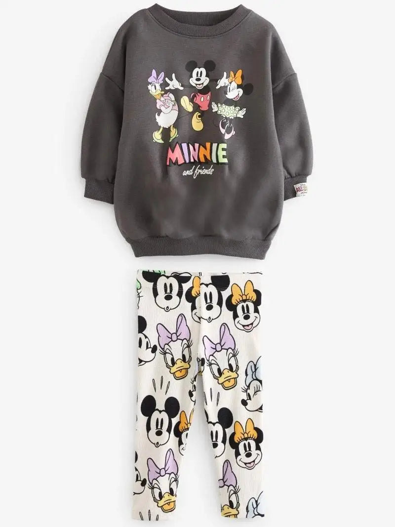 Boys Full Print Outfits Sweatshirt+Pants Two Piece Set Toddler New Trendy Hoodies Casual Loose Long Sleeve Suits