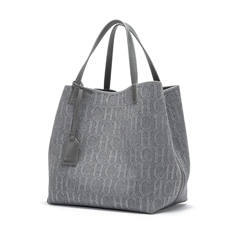 Ladies Shoulder Bag Fashion Classic New Pure Color Outer Pocket Ladies Handbag