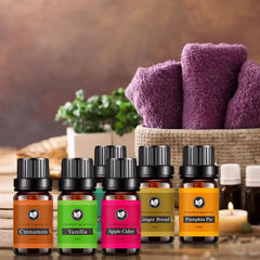 6/12/14/20 Pcs Pure Essential Oils Natural Plant Aroma Essential Oil Diffuser Eucalyptus Vanilla Mint Eucalyptus Rose Tea TreeOil